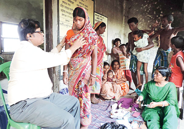 Diarrhea spreading at Sainthia Village