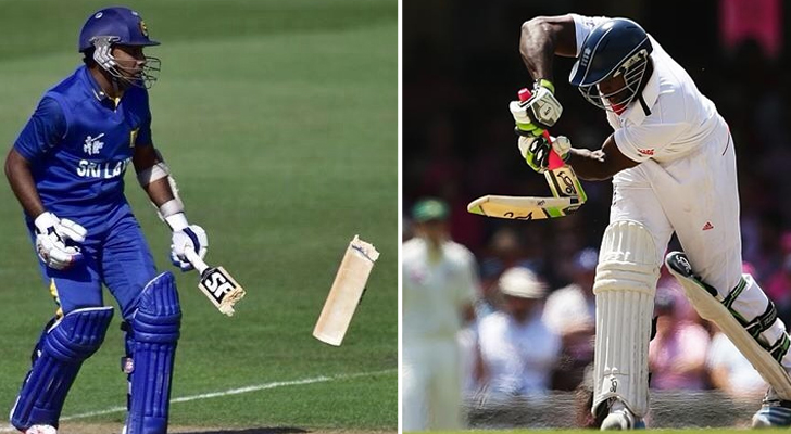 when the bowler broke a batsman's bat dgtl
