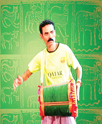 Madal artist death during Hool Diwas