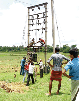 Electricity supplied in Vedakuida after two weeks