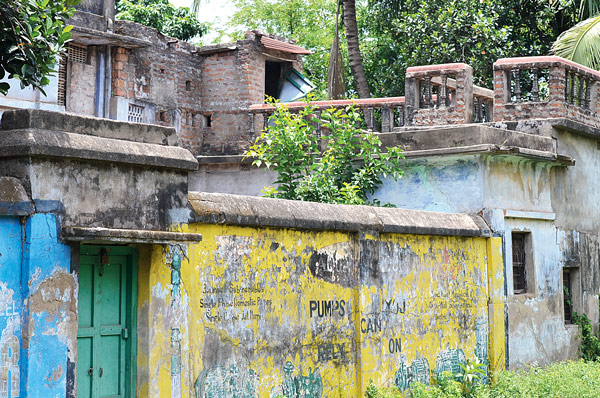 কান্দরার সেই বাড়ি। ছবি: অসিত বন্দ্যোপাধ্যায়।