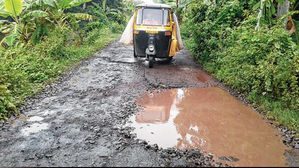 Random Accident increasing due to horrible Road condition