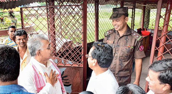 BSF prohibited admission to BJP leaders