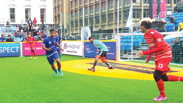 World cup for poor: saddam represents India