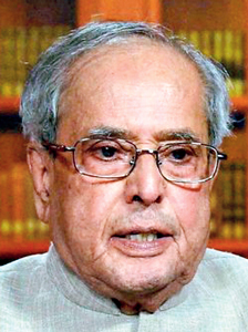 Pranab Mukherjee in fifth time independence day as president