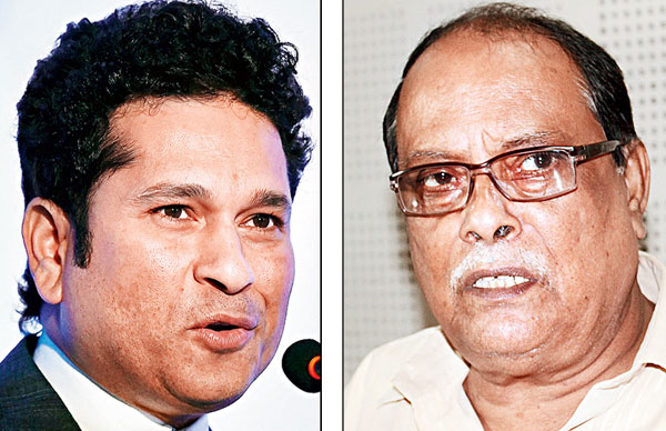 MLA Ashok sends request to Sachin for help