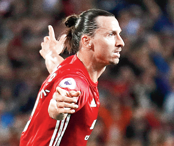 Ibrahimovic feeling happy in Manchester United