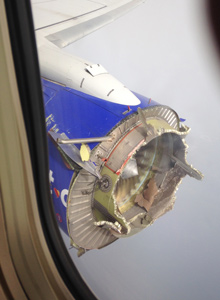 Plane diverted after engine bursts mid air