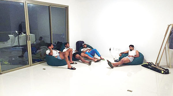 Indian hockey team faced problem at games village 