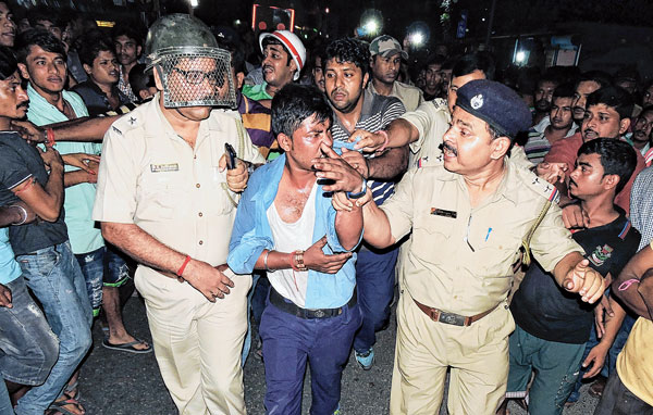 Accident by a civic volunteer in Bangaon