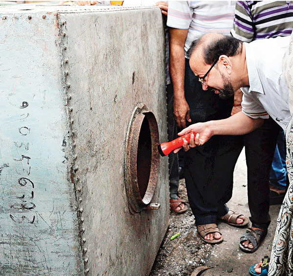 Inspection and initiative taken at hospital to prevent from dengue 