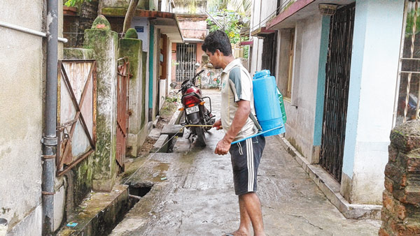 Oil-Bleaching powder the tool of reduce dengue