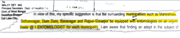 KMC sent letter to state for bug expert more than 2 years ago