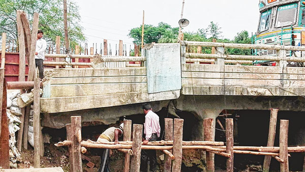 Damaged bridge repaired after long wait, relief for businessman