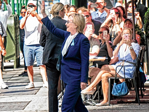 Hillary Clinton is affected by pneumonia, controversy begins