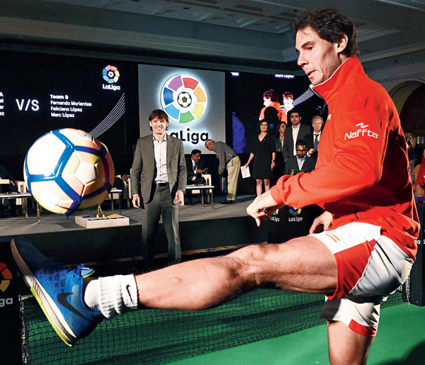 Nadal to face indian fans against india in Davis cup tie