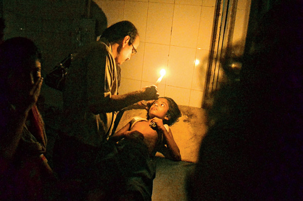 Spark in switch cause chaos at hospital