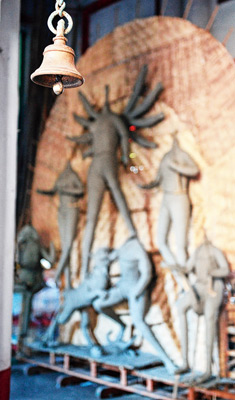 Puja at Kolkata locality