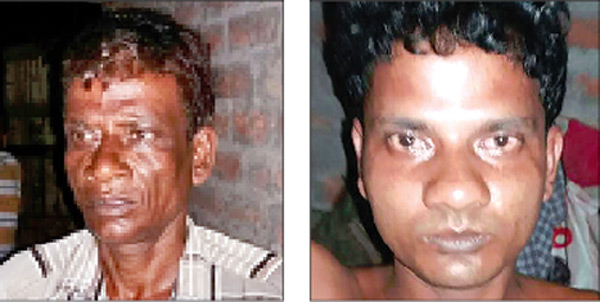 Father-son arrested for murder and robbery