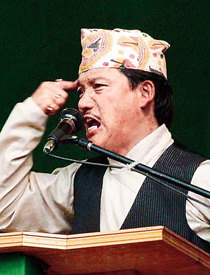 Gurung agitated again against government