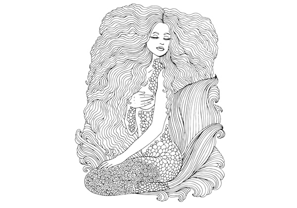 The mythical story of seashore, sunrise and enchantment