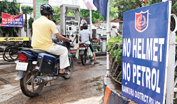 Letter will be sent to the houses from police station, if anyone misses their helmet