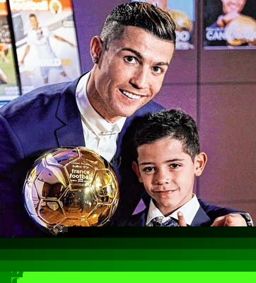 Cristiano Ronaldo wants his son Cristiano Jr. to play as an attacker 