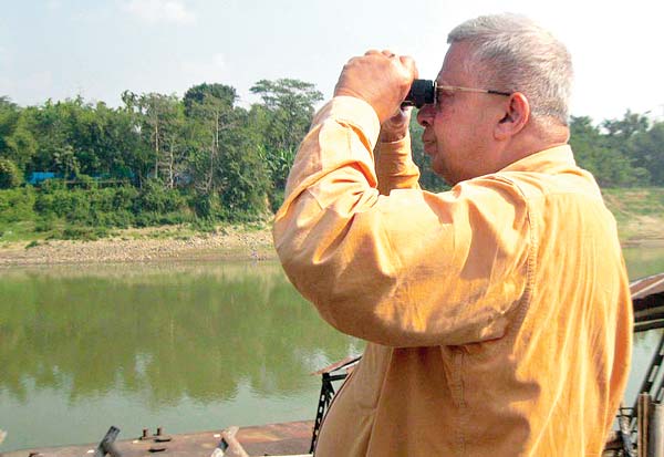 Tripura governor Tathagata Roy is not happy about the road construction