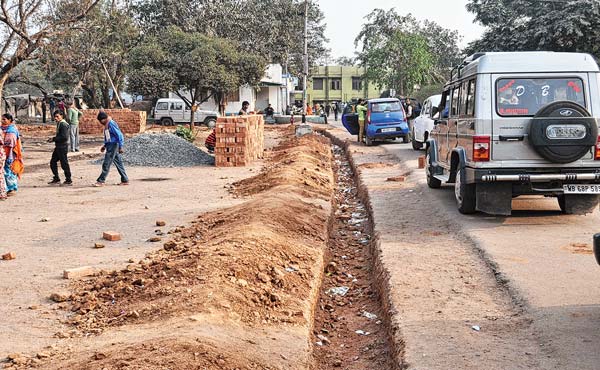 Medical hospital area is getting decorated