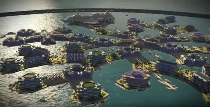 সিস্টিডিং ইনস্টিটিউটের প্রযুক্তিবিদ পিটার থেল এই শহরের নকসা করেছেন। শুধুমাত্র নকসা তৈরিতেই সময় লেগেছে পাঁচ বছর!