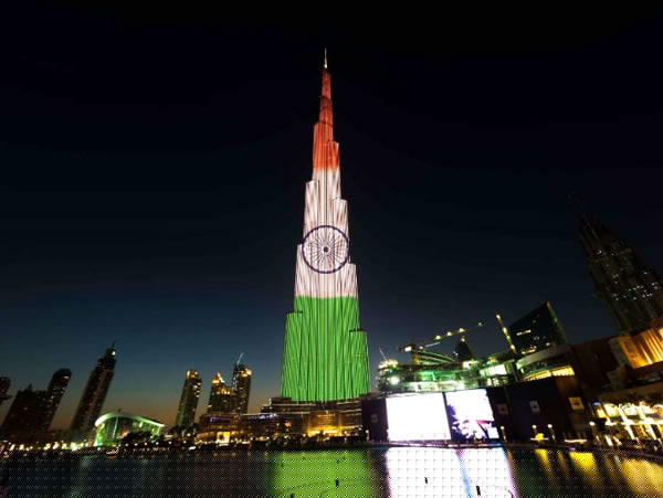Burj Khalifa glows with Tricolour as India's Republic Day tribute dgtl
