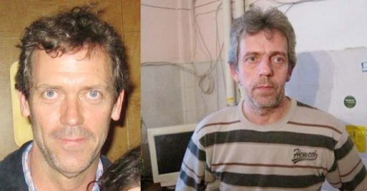 ব্রিটিশ অভিনেতা হিউ লরির মতো অবিকল দেখতে এই ব্যক্তি রাশিয়ার বাসিন্দা।<br> পেশায় কলের মিস্ত্রি এই ব্যক্তিকে দেখে অনেকেই অন্তত এক বার চোখ ফিরিয়ে তাকান।