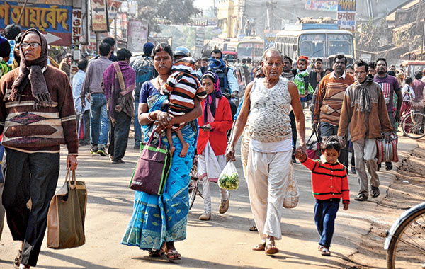 Road blockade by TMC supporters