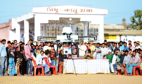 Drone to find poppy cultivation