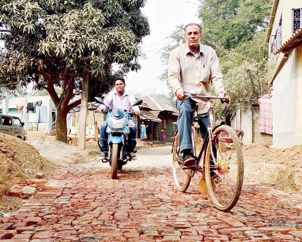 Complaint of fault in the road construction work