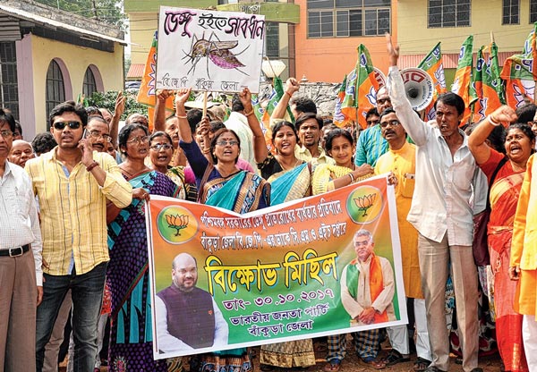 BJP criticized State Government over dengue issue