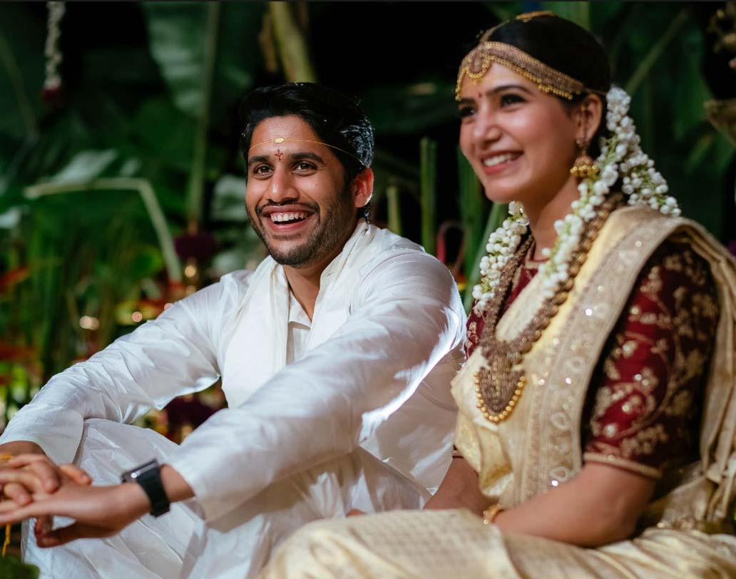 পাত্র নাগা চৈতন্য এবং পাত্রী সামান্থা রুথ প্রভু। দু’জনেই দক্ষিণী ছবির অভিনেতা।