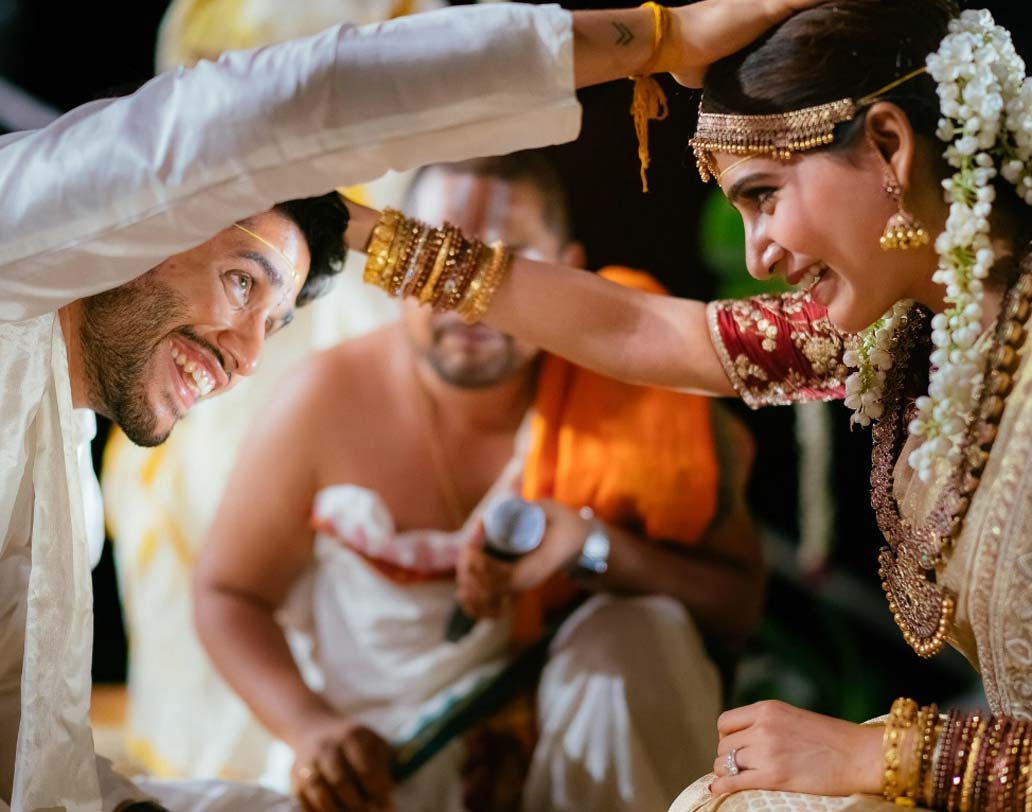 হিন্দু মতে প্রথমে বিয়ে হল দু’জনের। এর পর আবার খ্রিস্টান মতে বিয়ে করবেন নাগা চৈতন্য এবং সামান্থা রুথ প্রভু।