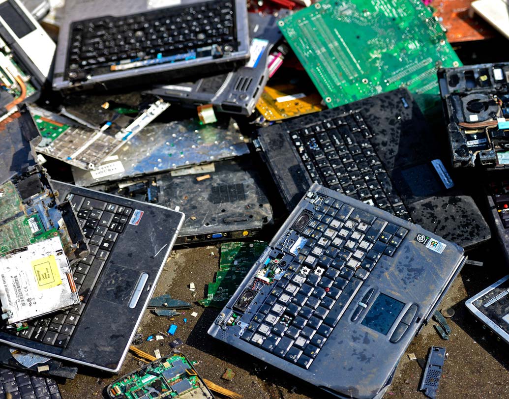 ই বর্জ্য। ২৮ শতাংশ থেকে কমে হল ৫ শতাংশ।