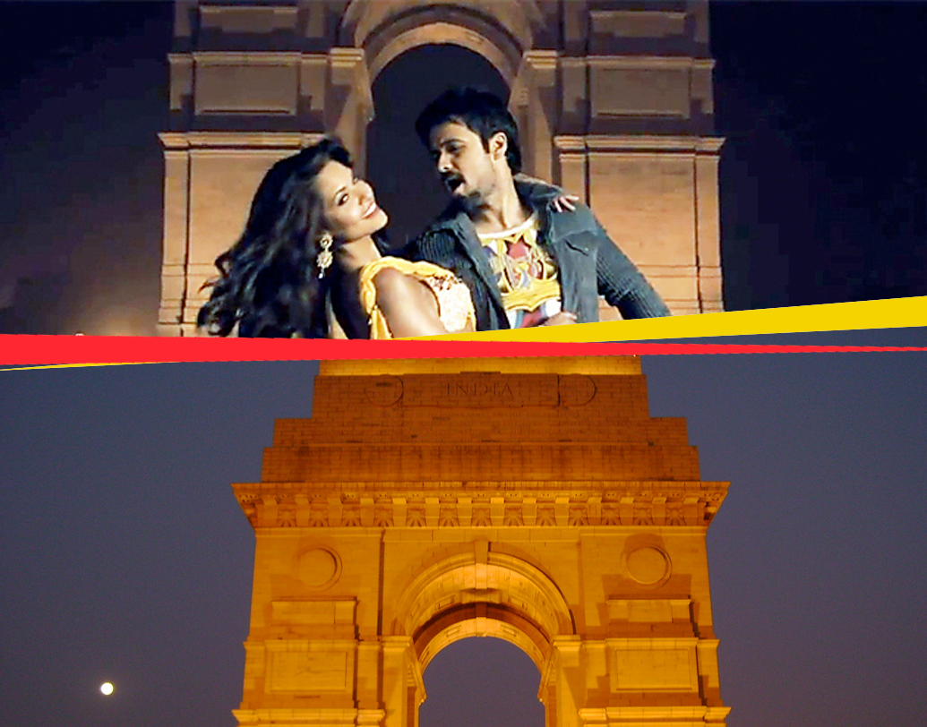 দিল্লির ইন্ডিয়া গেটও বলিউড পরিচালকদের অন্যতম পছন্দের শুটিং লোকেশন। ‘জন্নত টু’, ‘রং দে বাসন্তী’, ‘দিল্লি সিক্স’, ‘রকস্টার’— এ রকম অনেক ছবির শুটিং হয়েছে এই লোকেশনে।