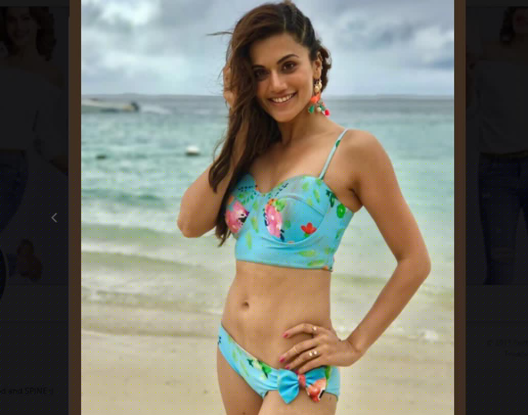 কয়েকদিন আগে ‘জুড়ুয়া টু’-এর প্রচার চলাকালীন এই বিচ ফোটোশুটের ছবি পোস্ট করে ট্রোলড হয়েছিলেন তাপসী পন্নু।