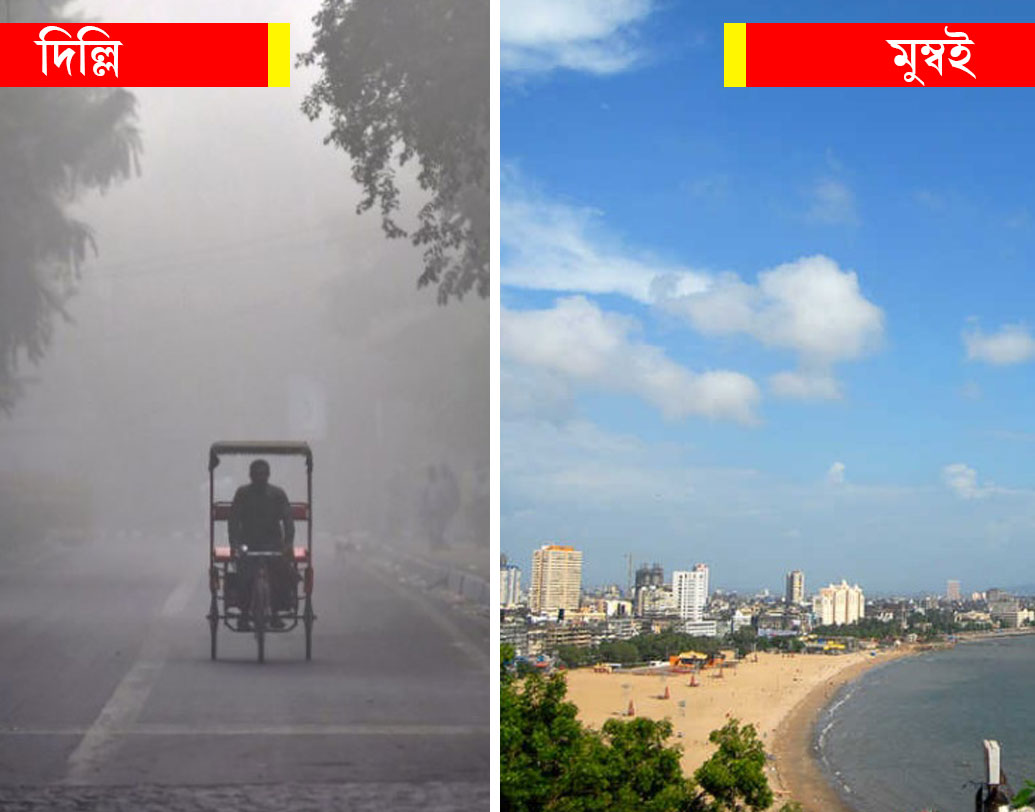 সম্প্রতি ন্যাশনাল ওশানিক অ্যান্ড অ্যাটমস্ফিয়ারিক অ্যাডমিনিস্ট্রেশন (এনওএএ) একটি উপগ্রহ চিত্র প্রকাশ করে। সেখানে দেখা গিয়েছে, ভারতের উত্তরাঞ্চল এবং পাকিস্তানে বায়ু দূষণের পরিমাণ অনেক বেশি।