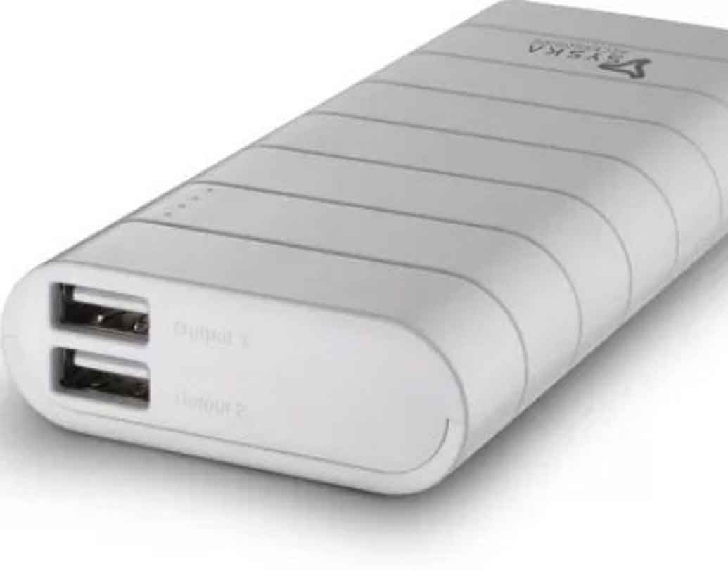 সিসকা পাওয়ার বুস্ট ১০০ (Syska Power Boost 100):
লিথিয়াম-ইয়ন, মাইক্রো ইউএসবি কানেক্টর এবং ৫ভি পাওয়ার আউটপুট রয়েছে এই পাওয়ার ব্যাঙ্কে। দাম ৮৭৯ টাকা।