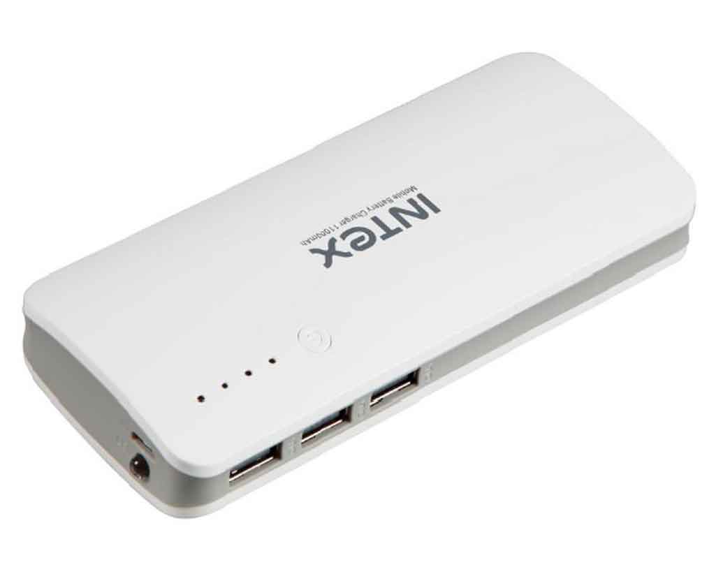 ইনটেক্স আইটি-পিবি (Intex IT-PB):
প্লাগ অ্যান্ড প্লে, ৩ ইউএসবি পোর্ট, বিল্ট-ইন ব্যাটারি রয়েছে এই পাওয়ার ব্যাঙ্কে। দাম ১,৪৯৯ টাকা।