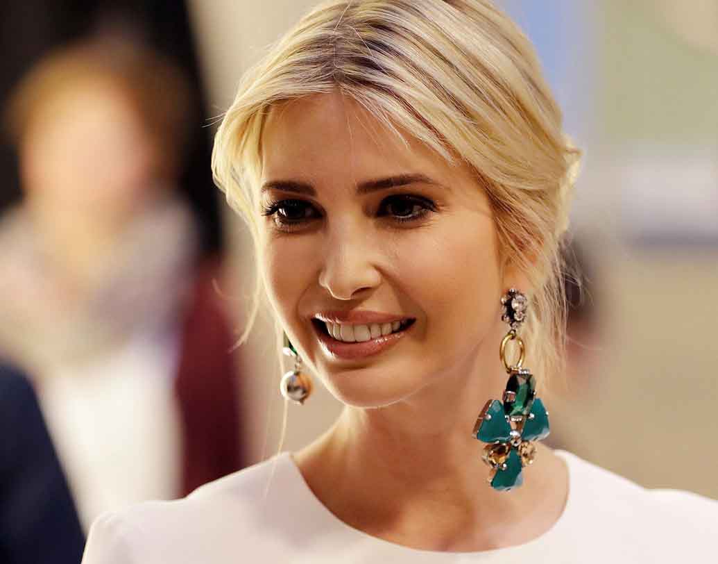 মার্কিন প্রেসিডেন্ট ডোনাল্ড ট্রাম্পের মেয়ে ইভাঙ্কা রয়েছেন ১৯ নম্বরে। প্রথম এই তালিকায় তিনি স্থান পেয়েছেন।