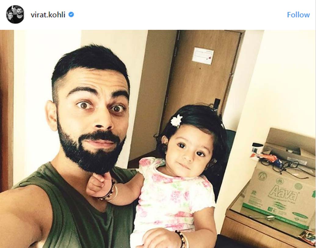 হরভজনের মেয়ের সঙ্গে পোস্ট করা বিরাটের ছবি থেকেও স্পষ্ট ছোটদের সঙ্গেও কত ভালভাবে মিশে যেতে পারেন তিনি।