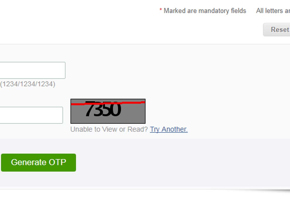 ওটিপি-এর জন্য ক্লিক করুন।