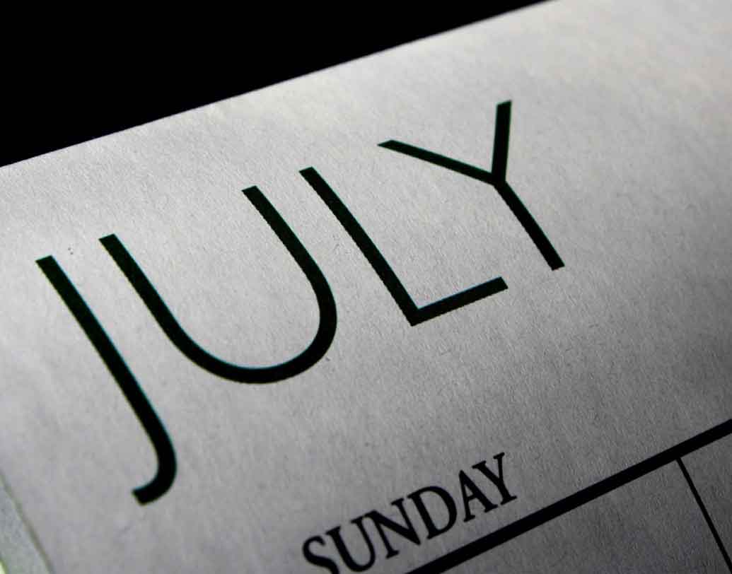 জুলাই:
নাহ, কোনও ছুটি নেই জুলাই মাসেও।