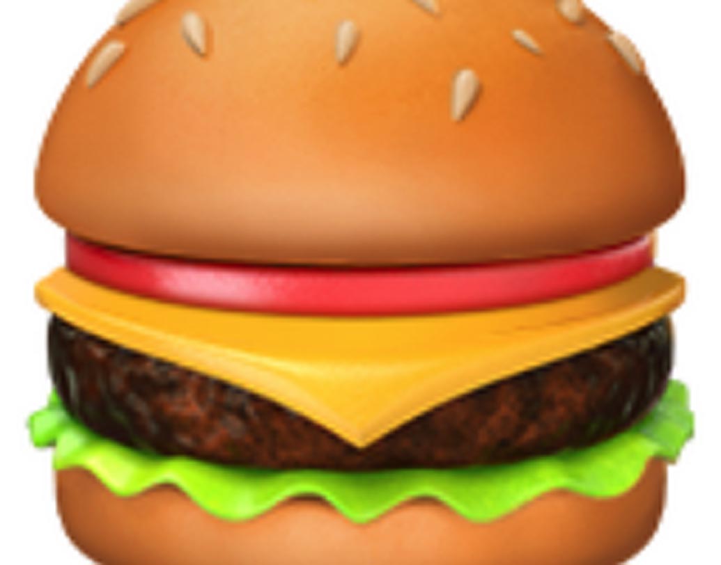 অ্যাপল: সবচেয়ে জীবন্ত ও একেবারে আসলের মতো দেখতে অ্যাপলের হ্যামবার্গার ইমোজি। লেটুসের উপর প্যাটি, তার উপর চিজ, টোম্যাটো দিয়ে থরে থরে সাজানো এই বার্গার।