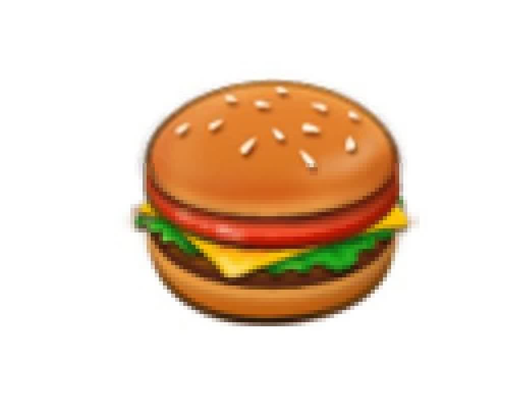 স্যামসাং: এই ইমোজিতে প্যাটির উপরেই রয়েছে চিজ। যদিও লেটুসের উপর চিজ বিষয়টা একটু অদ্ভুত।